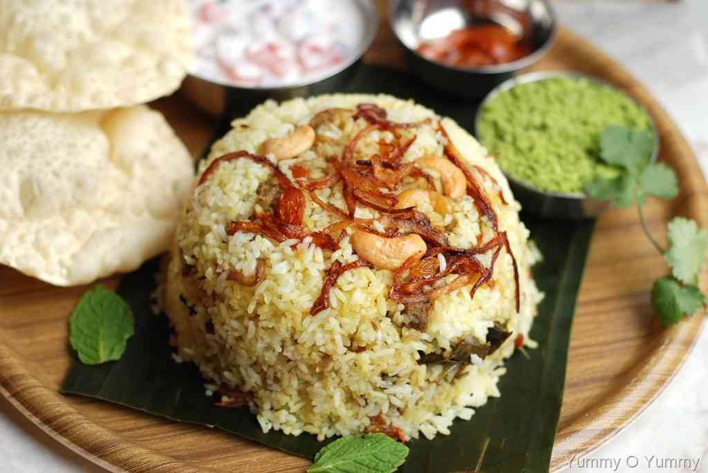 Beef Biriyani   Cal 22